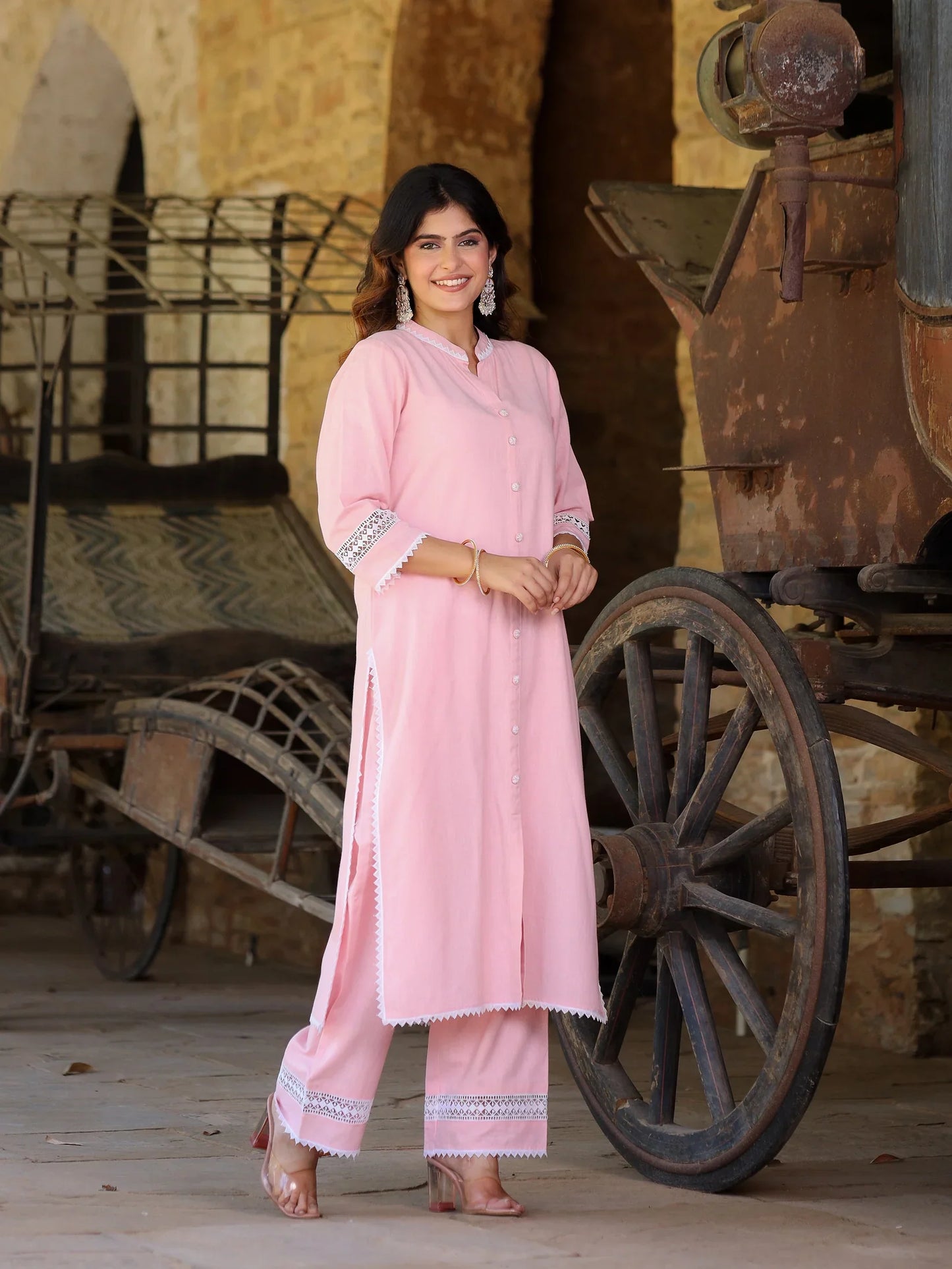 Lace Harmony Kurta Set