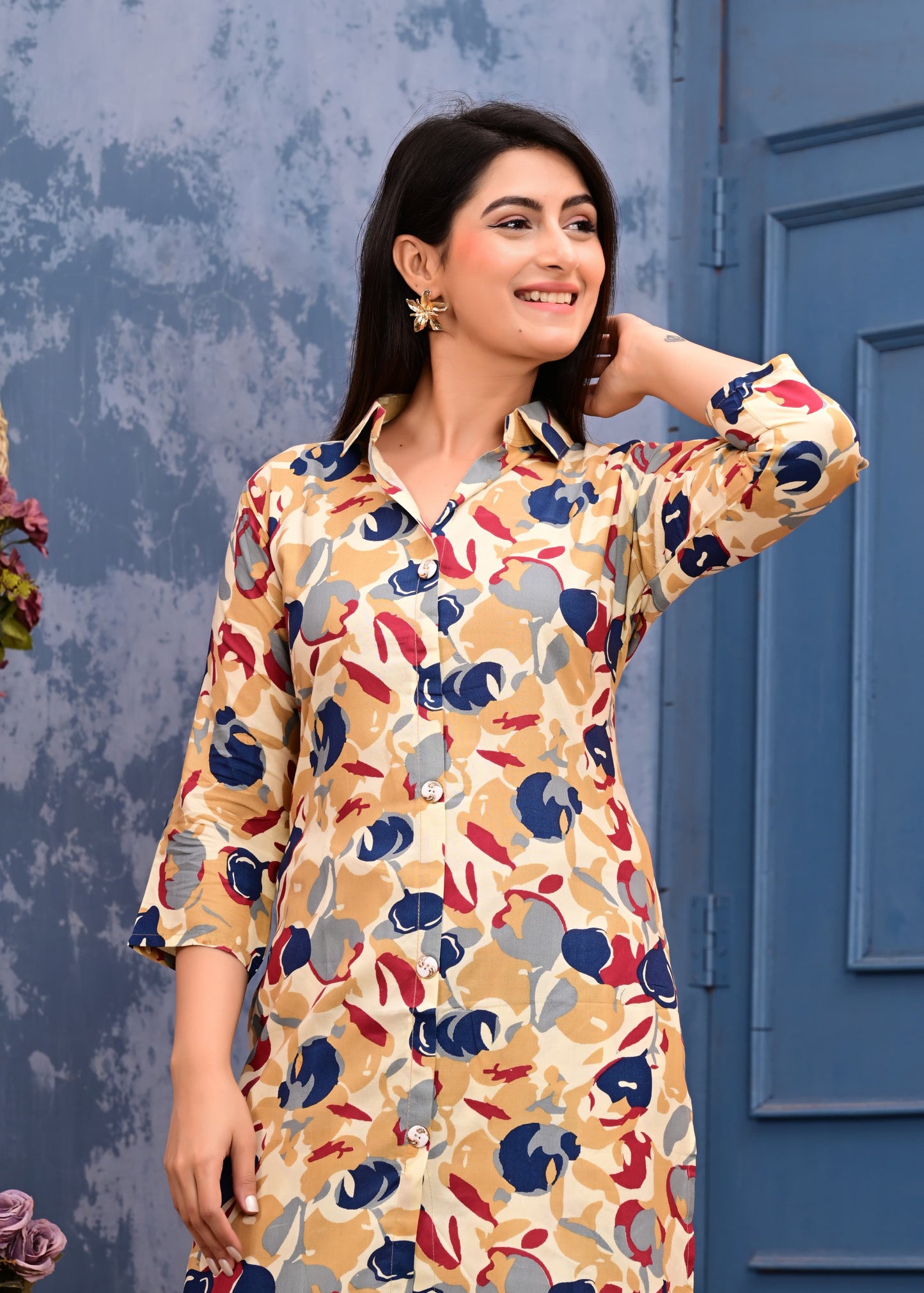 Premium Masleen Digital Printed Co-ord Set – Effortless Elegance & Modern Comfort