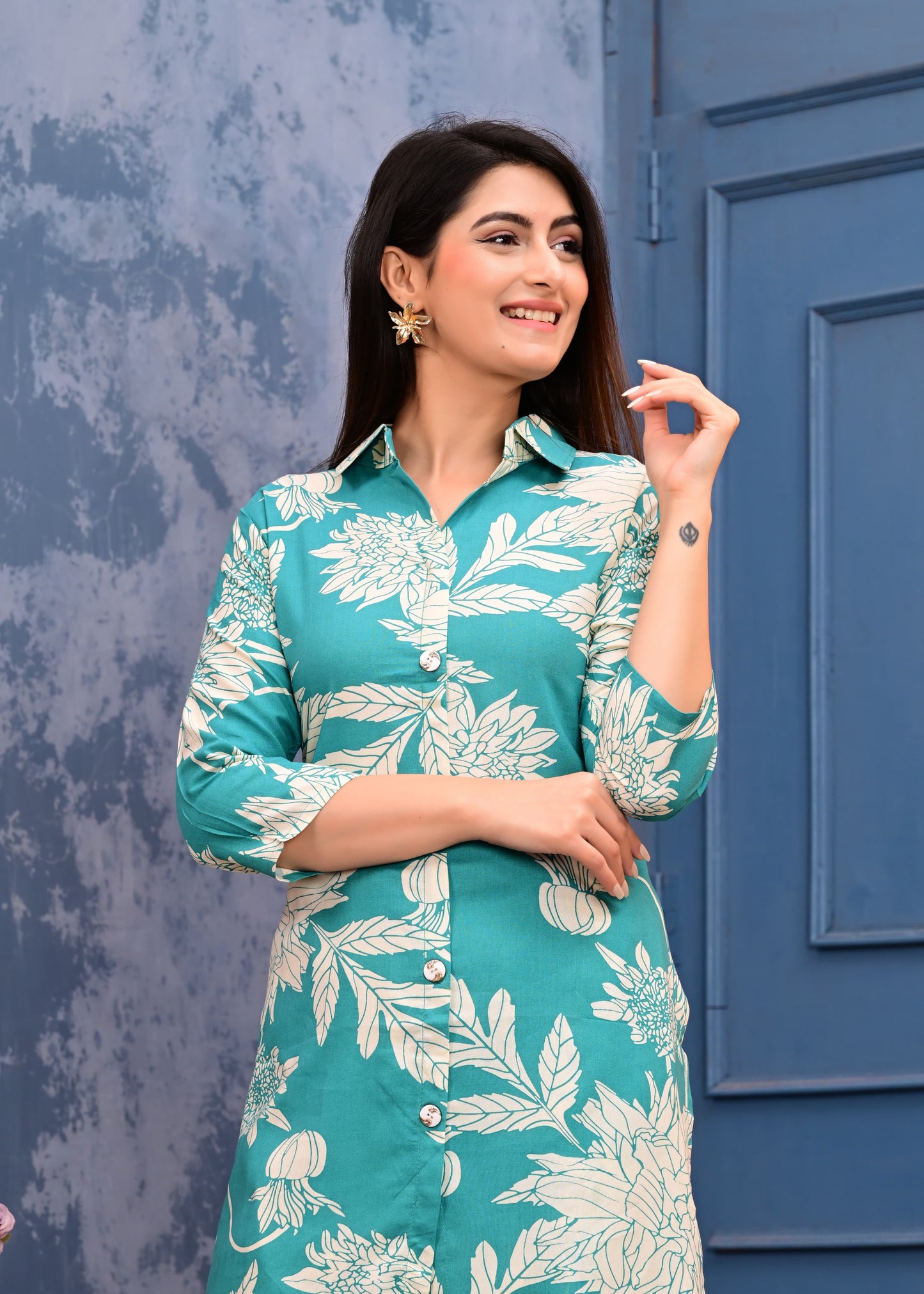 Premium Masleen Digital Printed Co-ord Set – Effortless Elegance & Modern Comfort