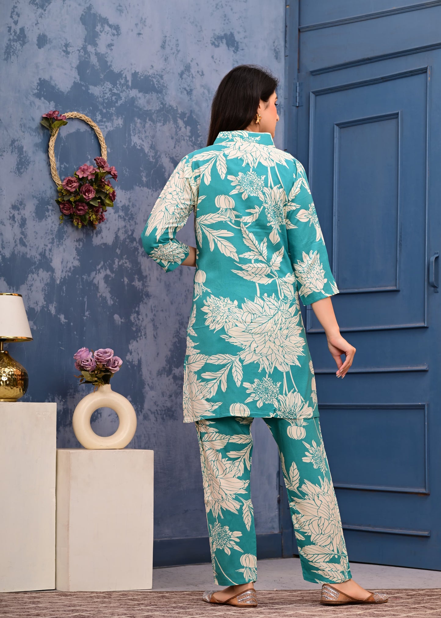 Premium Masleen Digital Printed Co-ord Set – Effortless Elegance & Modern Comfort