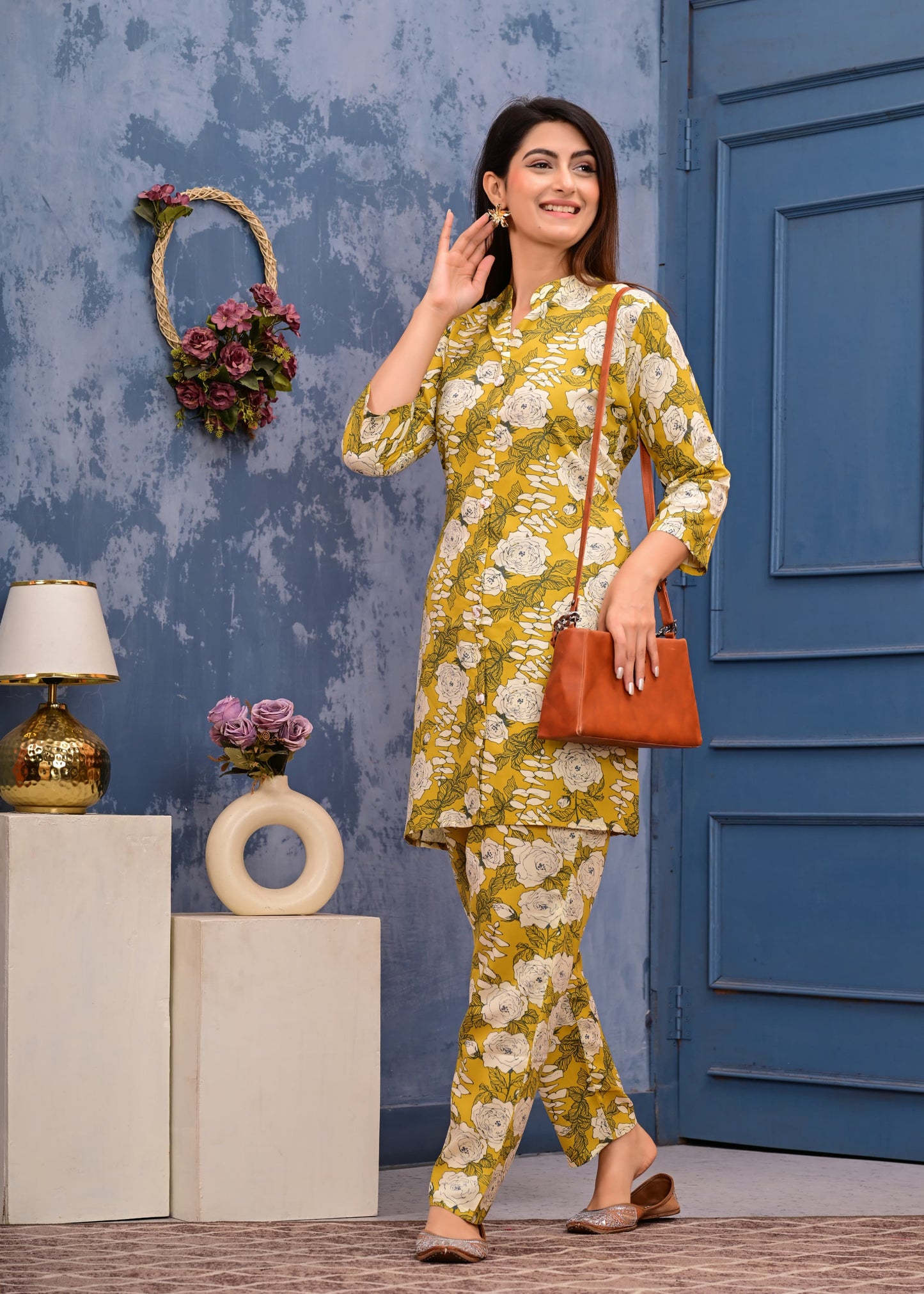 Premium Masleen Digital Printed Co-ord Set – Effortless Elegance & Modern Comfort