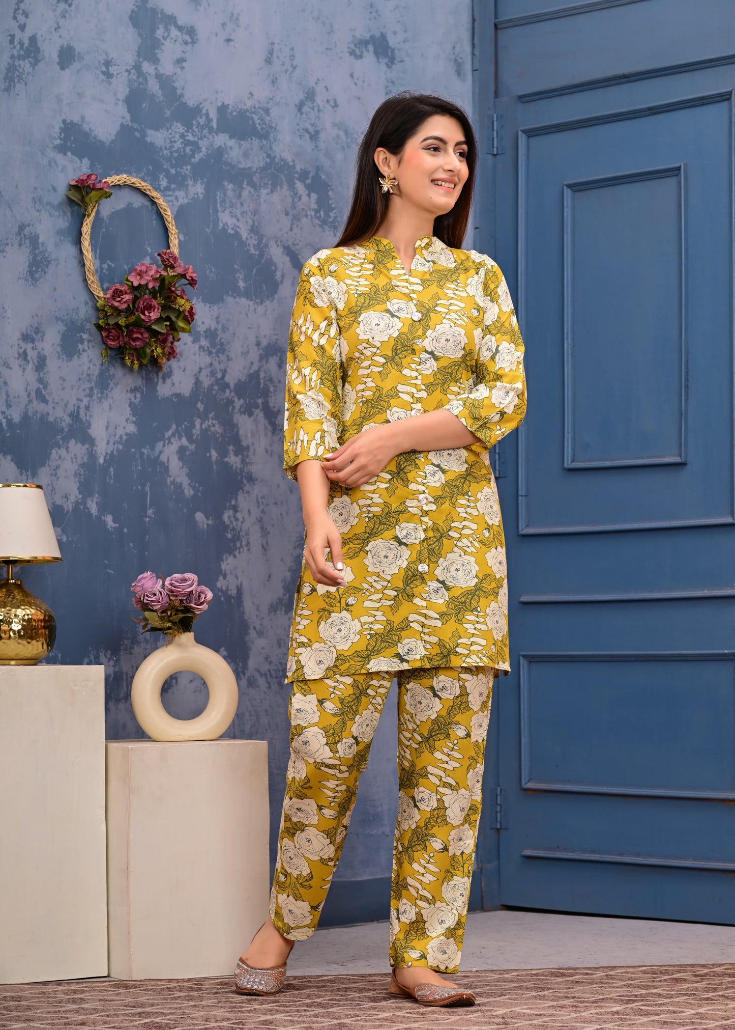 Premium Masleen Digital Printed Co-ord Set – Effortless Elegance & Modern Comfort