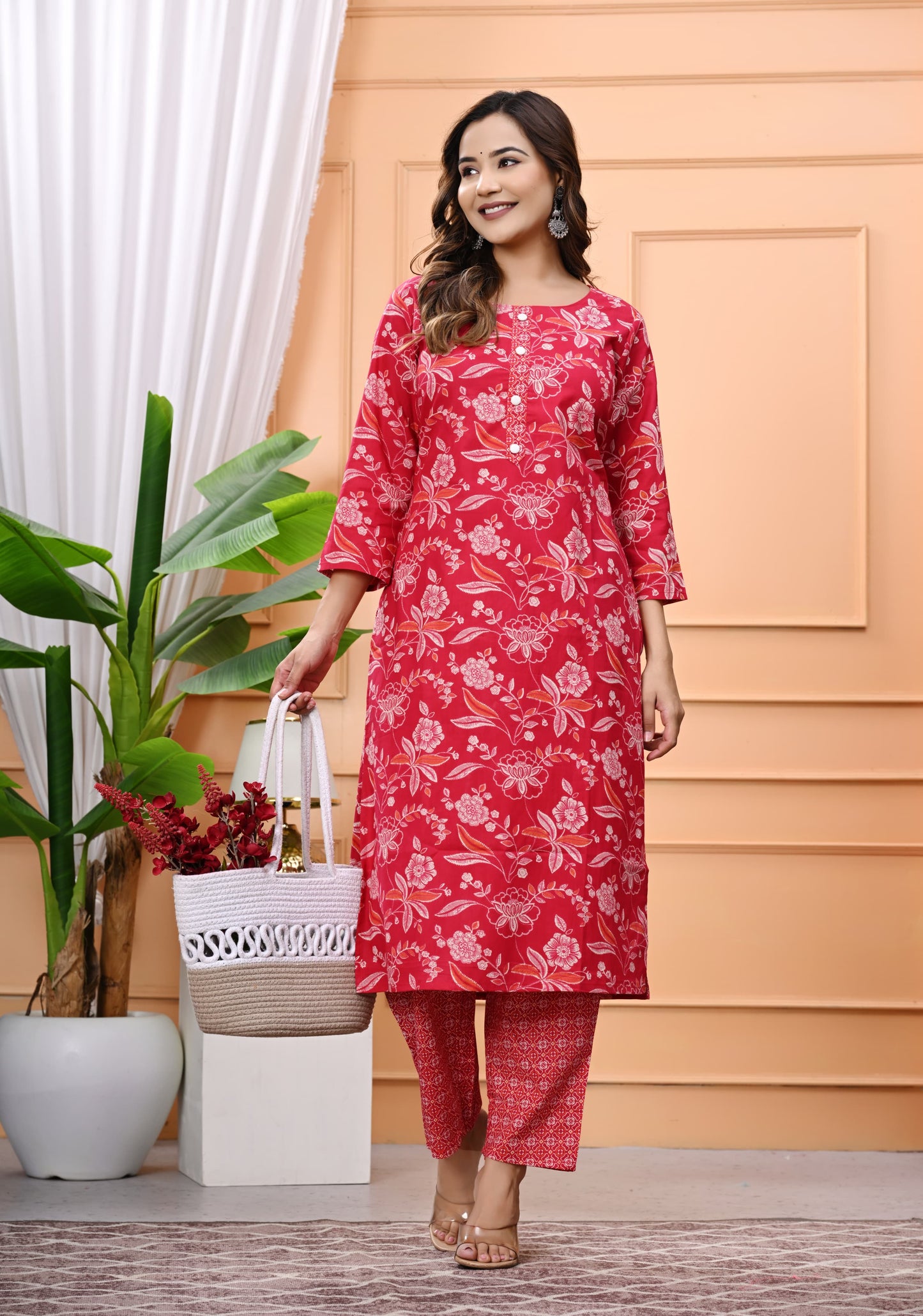 Premium Cotton Printed Kurta Pant Set – All-Day Comfort with Effortless Style