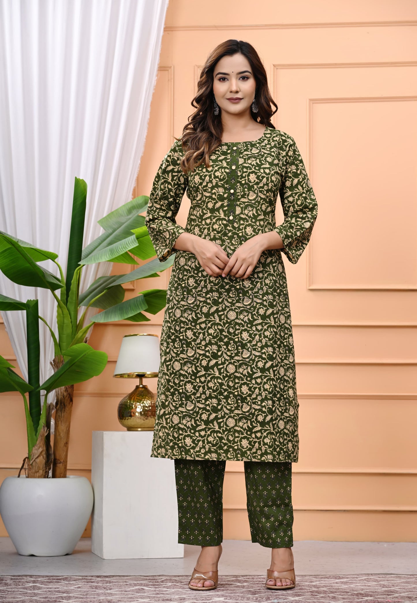 Premium Cotton Printed Kurta Pant Set – All-Day Comfort with Effortless Style