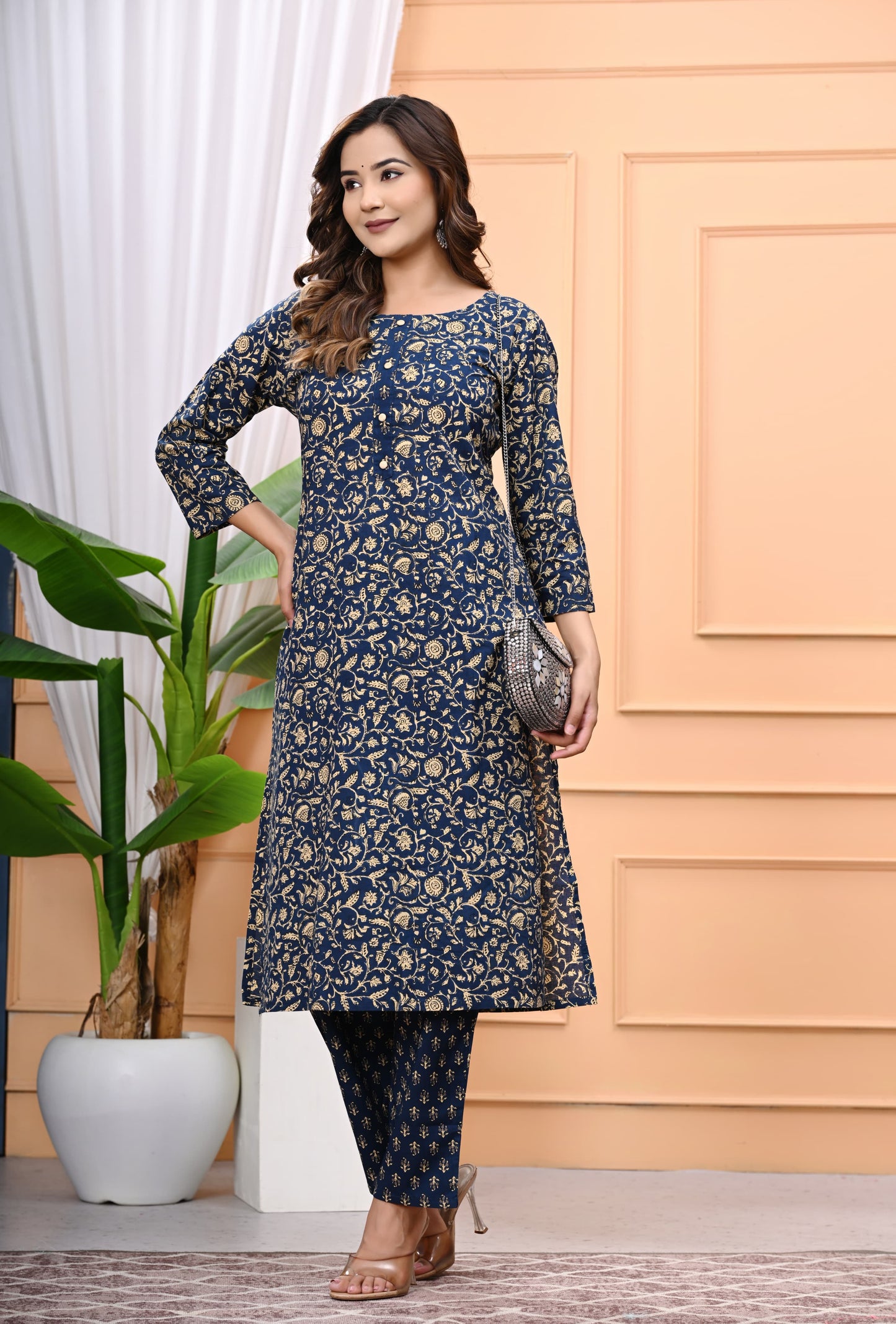 Premium Cotton Printed Kurta Pant Set – All-Day Comfort with Effortless Style