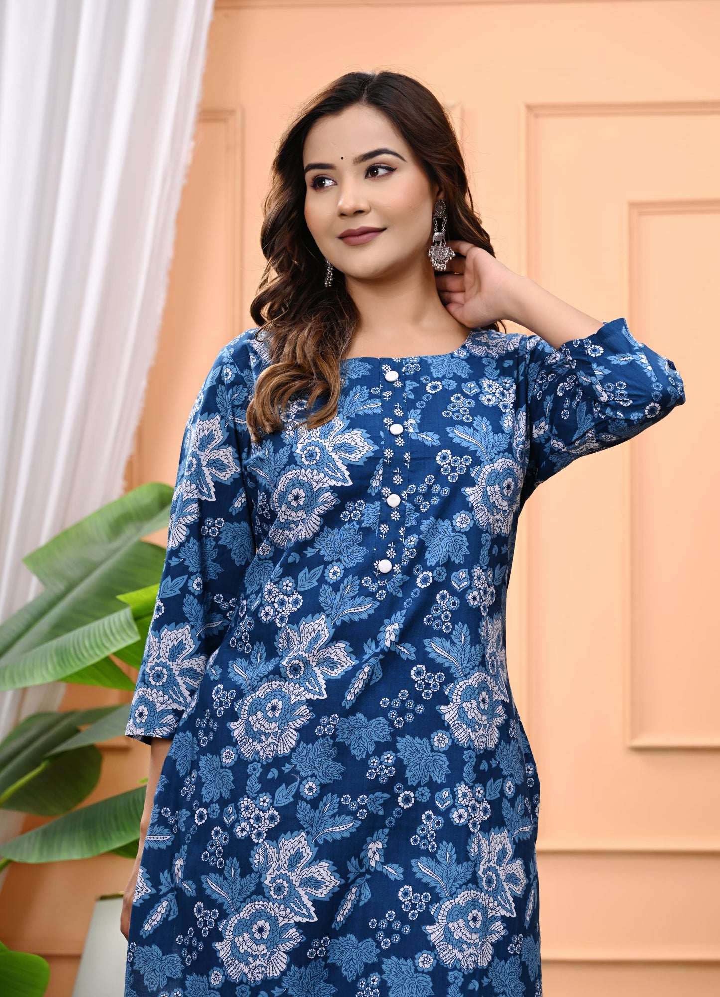 Premium Cotton Printed Kurta Pant Set – All-Day Comfort with Effortless Style