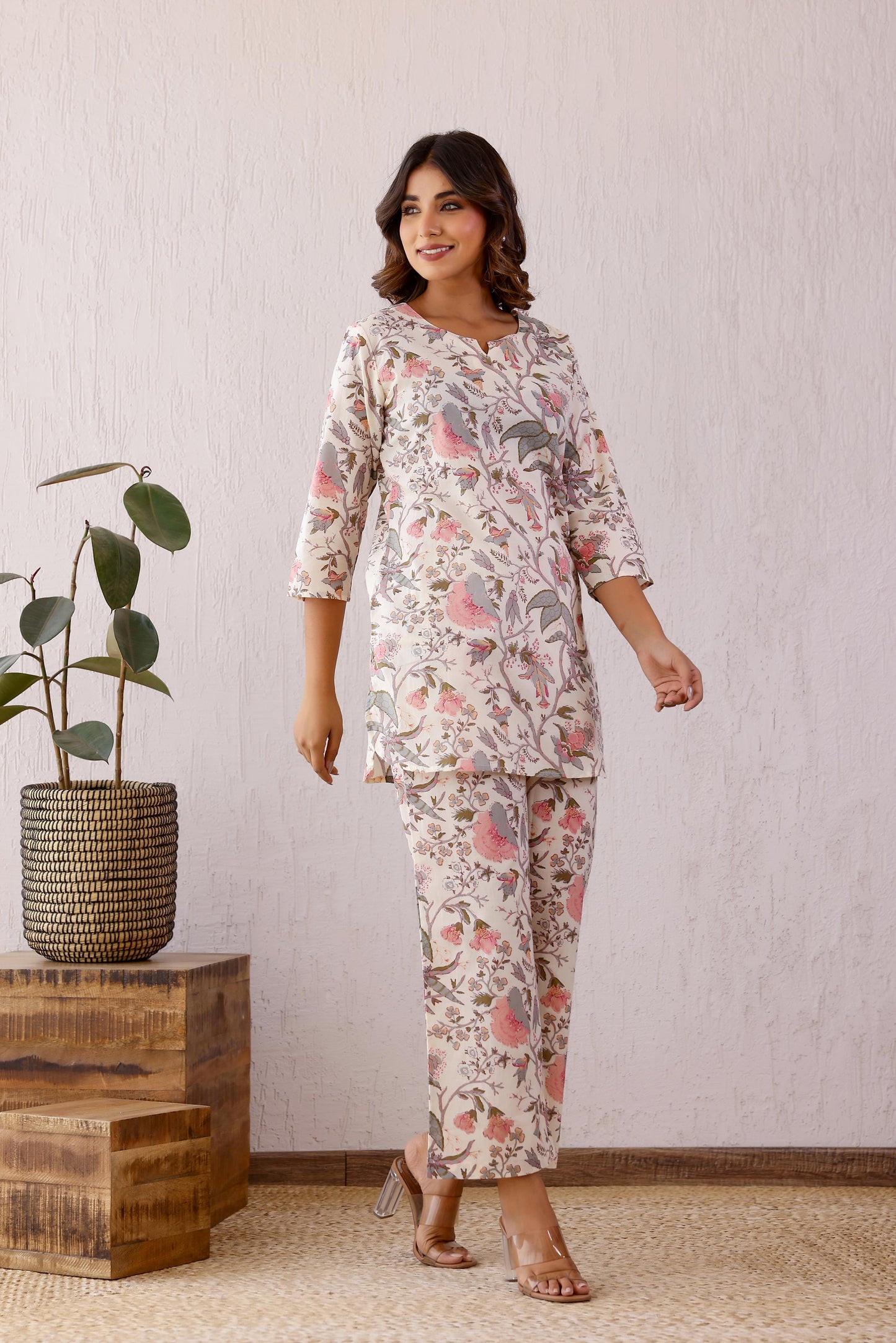 Yuree Cotton Printed Co-ord Set
