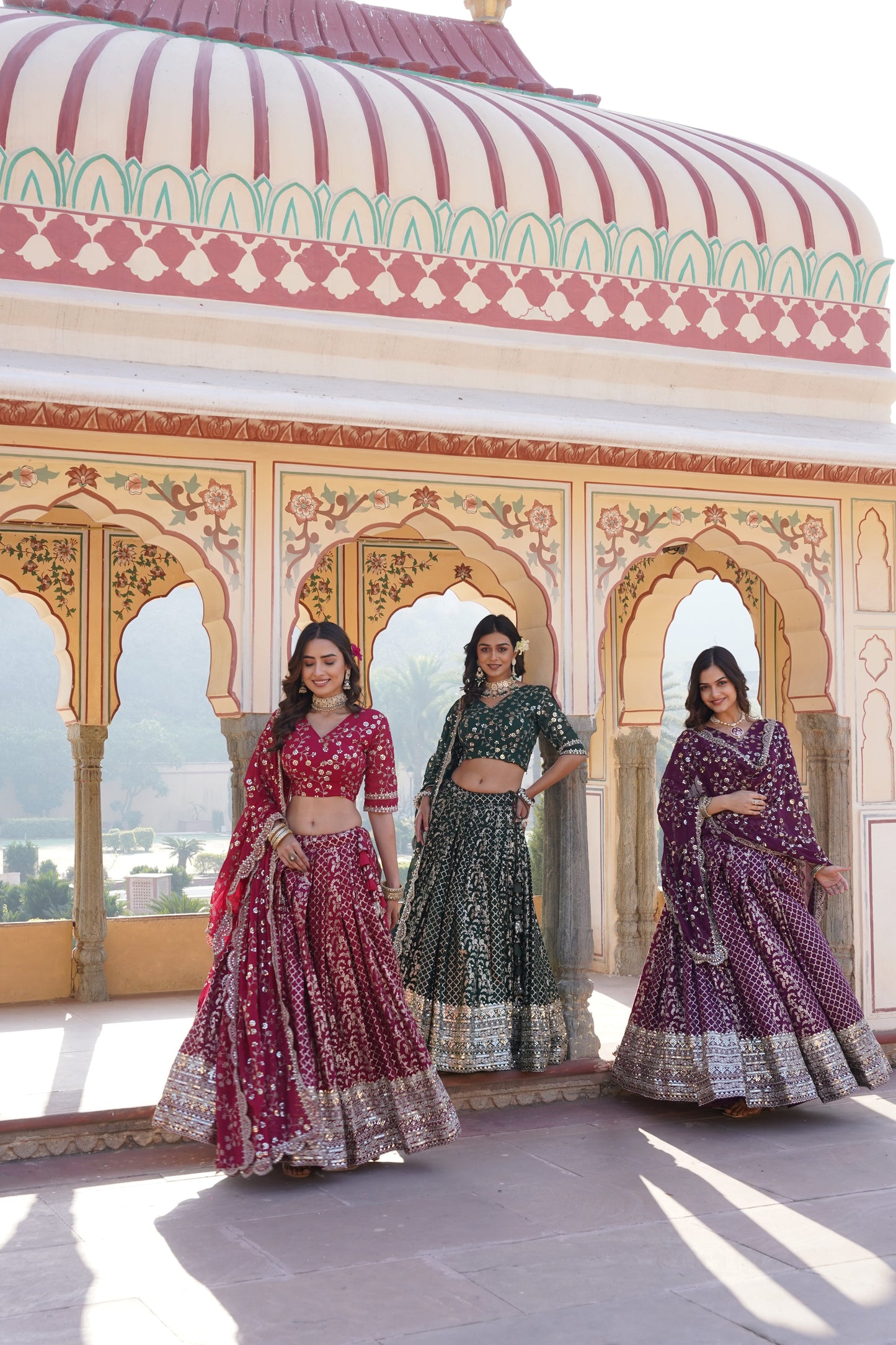 💕 Designer Pure Viscose Jacquard fabric Lehenga Choli & Dupatta Set💃🏻