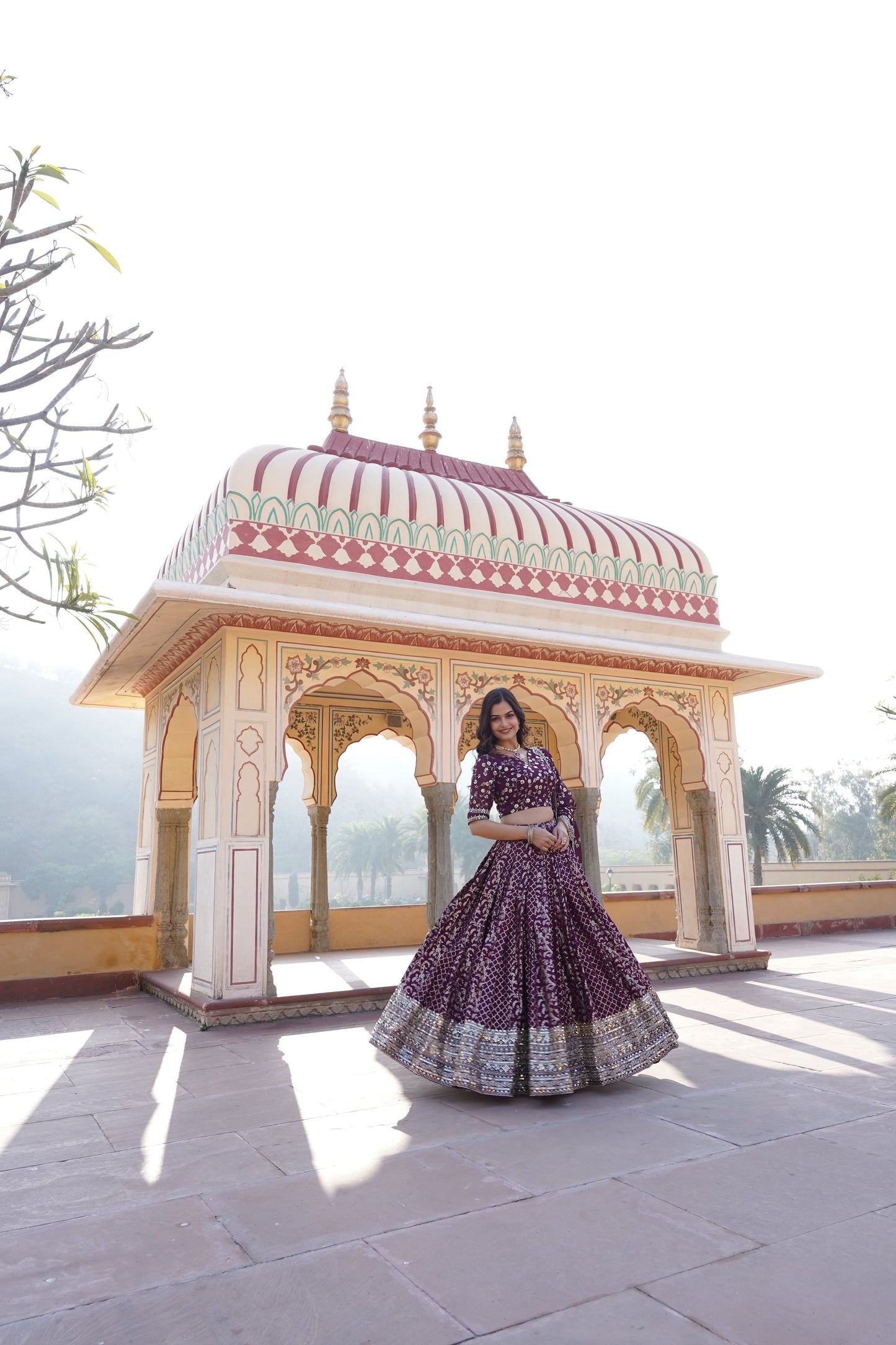 💕 Designer Pure Viscose Jacquard fabric Lehenga Choli & Dupatta Set💃🏻
