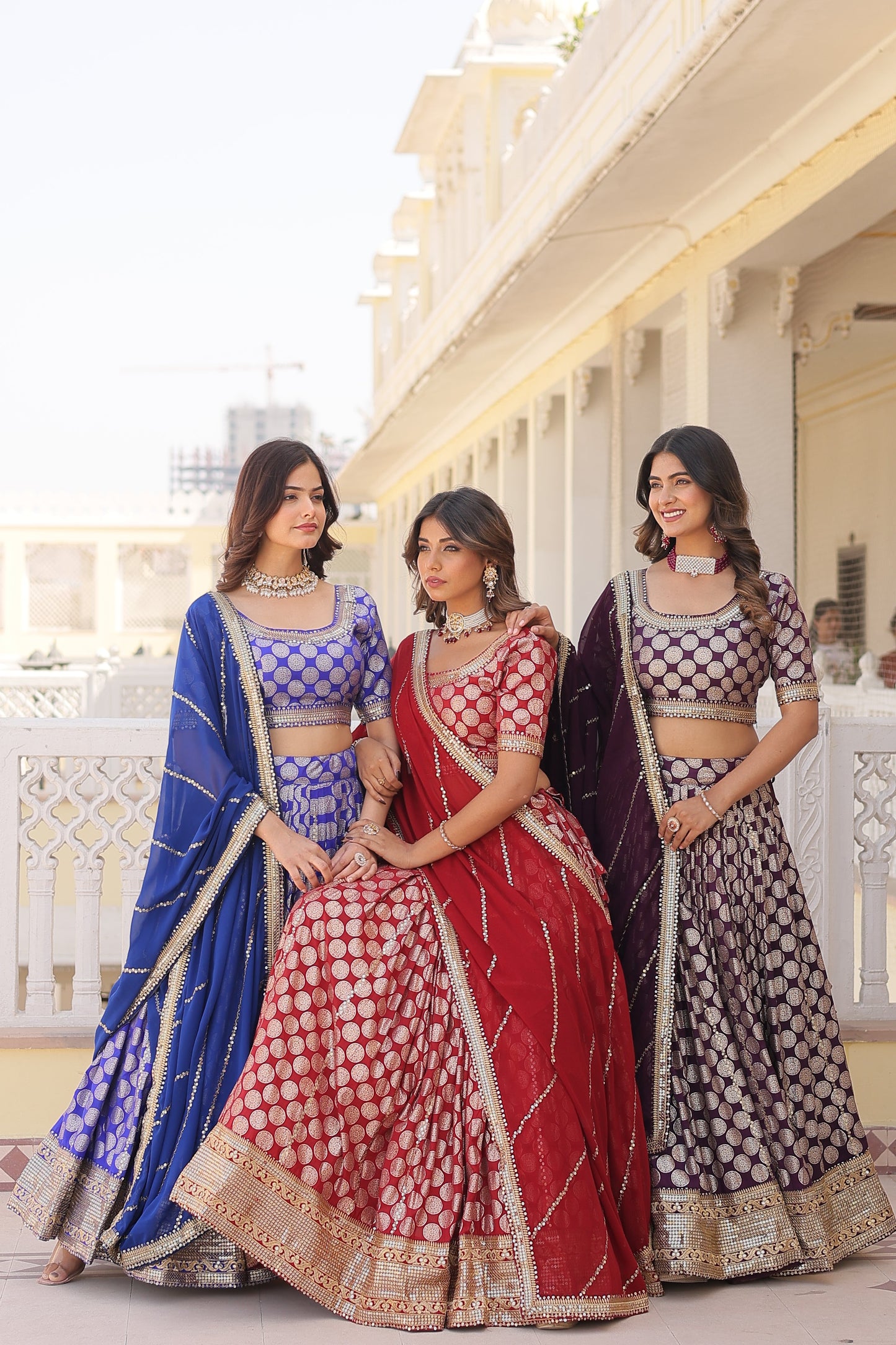 This Attractive Party Wear Silk Lehenga choli has a Regular-fit and is Made From High-Grade Fabrics And Yarn