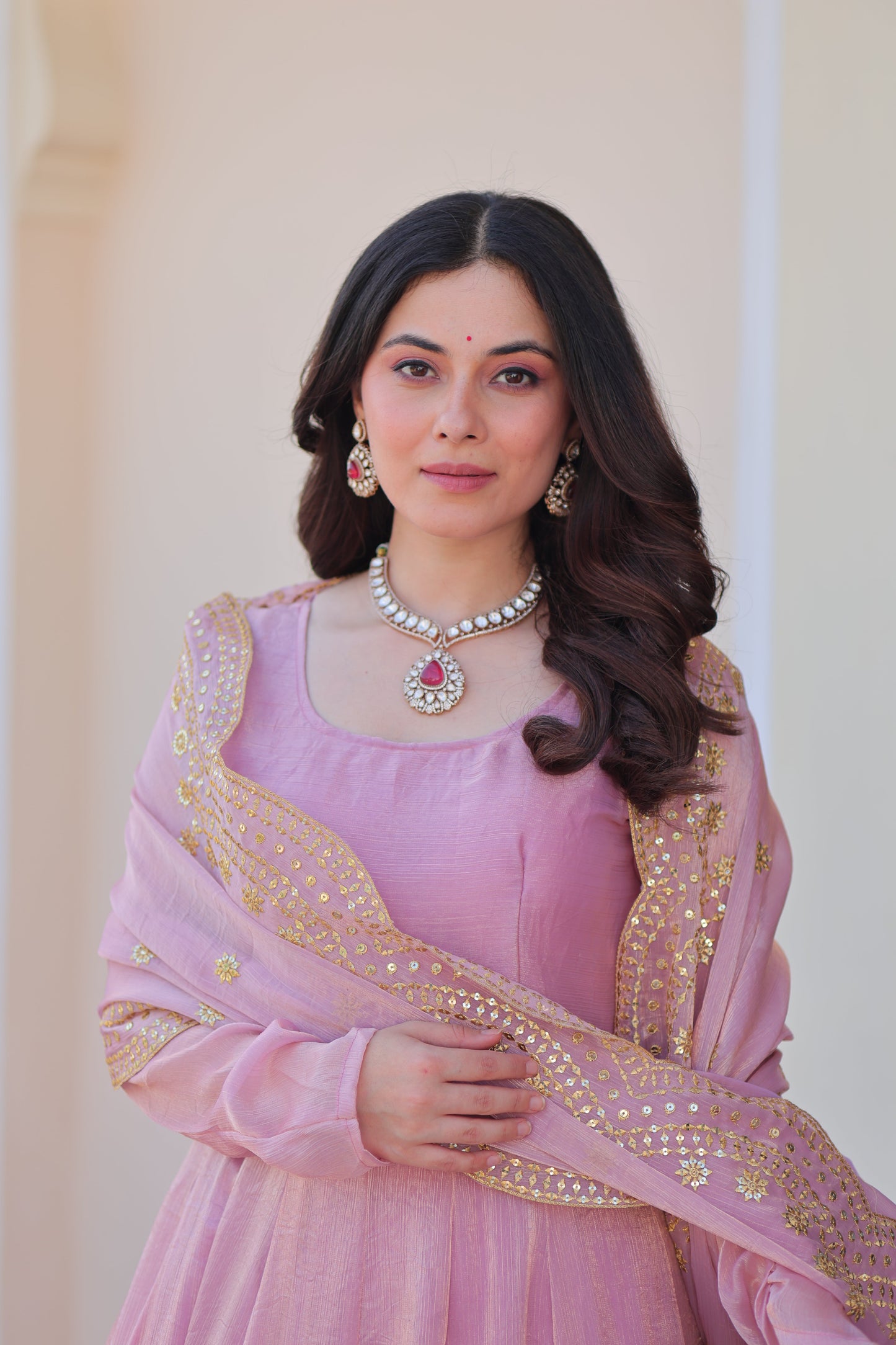 🤳🏻 PREMIUM READYMADE GOWN-DUPATTA COLLECTIONS 2025 💃🏻 💗 Fendy Chiffon gown with Sequins-Multi Embroidered Work Dupatta, it Designed to flatter all body types, gowns for women combine the best parts of western and Indian wear into one stunning ensemble. 💝