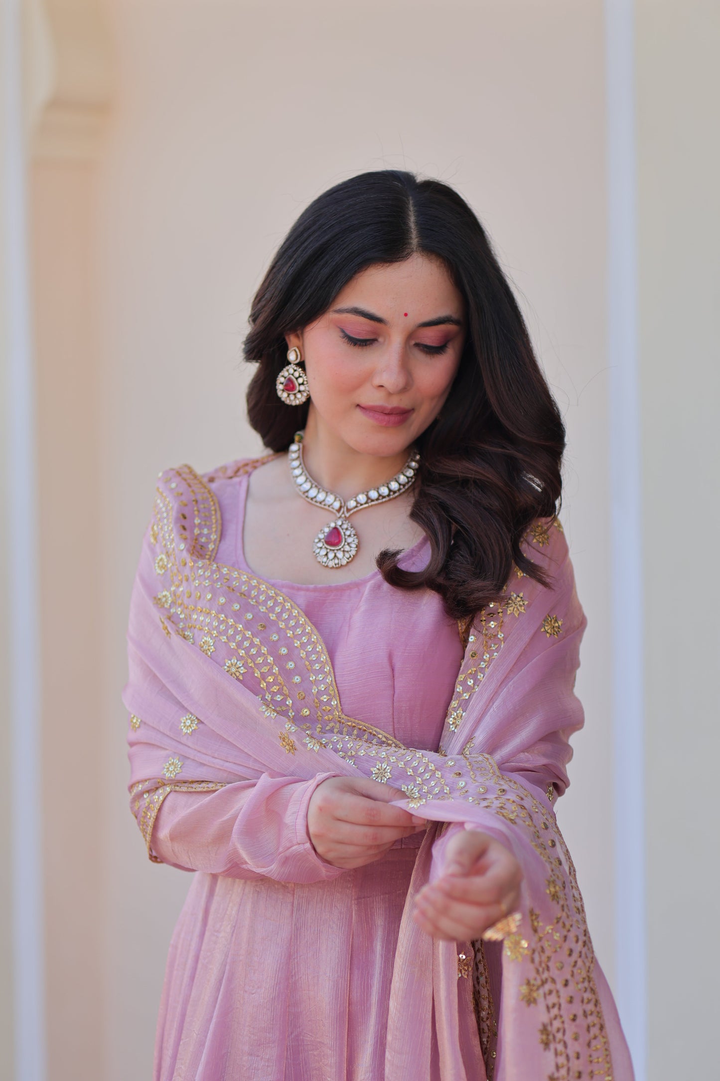 🤳🏻 PREMIUM READYMADE GOWN-DUPATTA COLLECTIONS 2025 💃🏻 💗 Fendy Chiffon gown with Sequins-Multi Embroidered Work Dupatta, it Designed to flatter all body types, gowns for women combine the best parts of western and Indian wear into one stunning ensemble. 💝