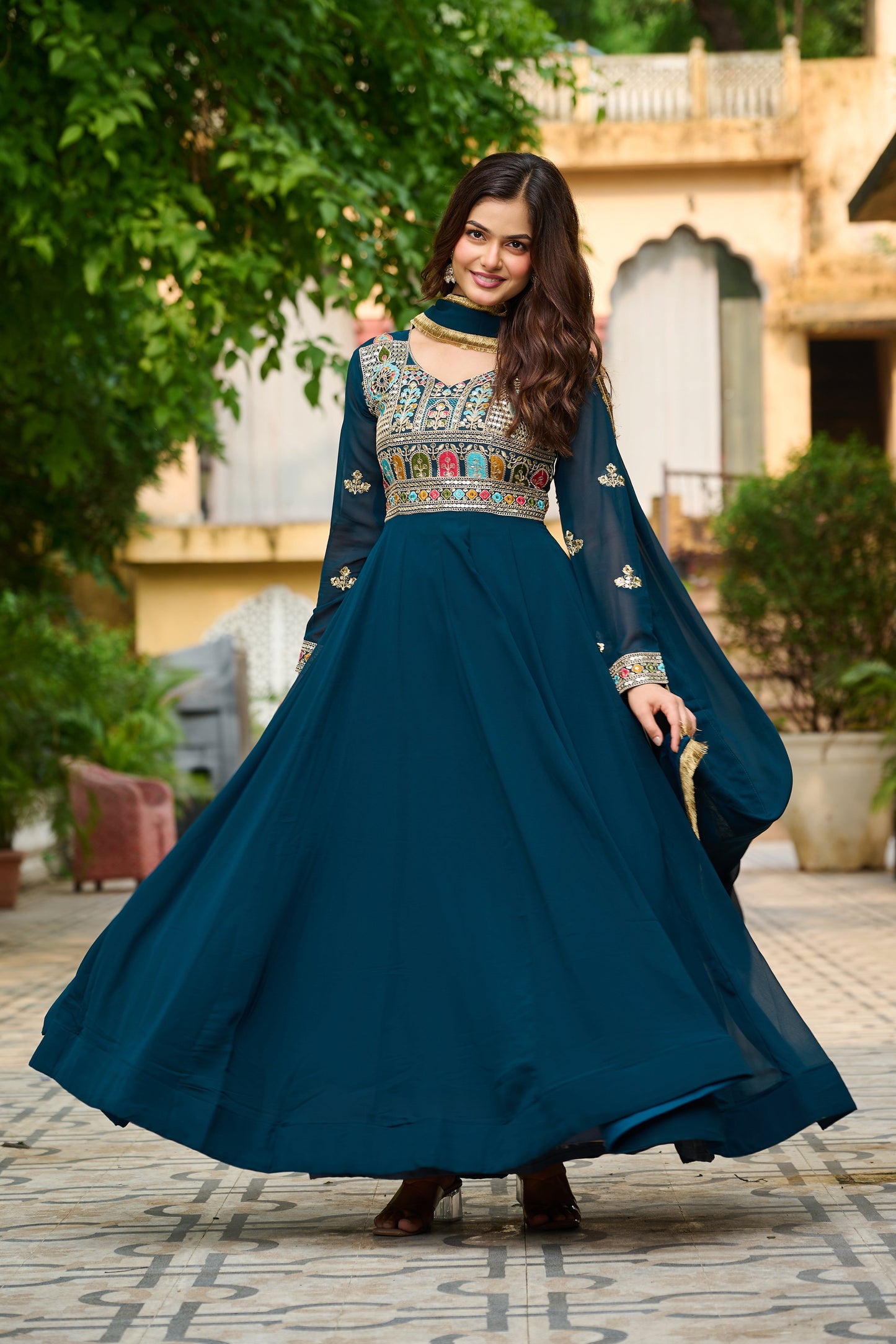 🤳 GOWN-DUPATTA COLLECTIONS 2025💃