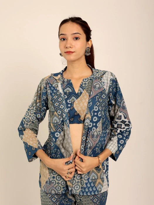 Indigo Co-ord Set