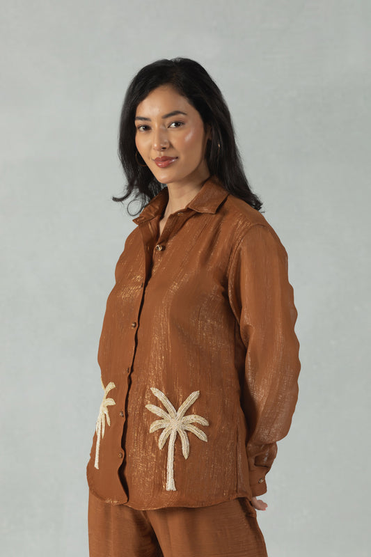 Chestnut Tree Embroidery Co-Ord Set