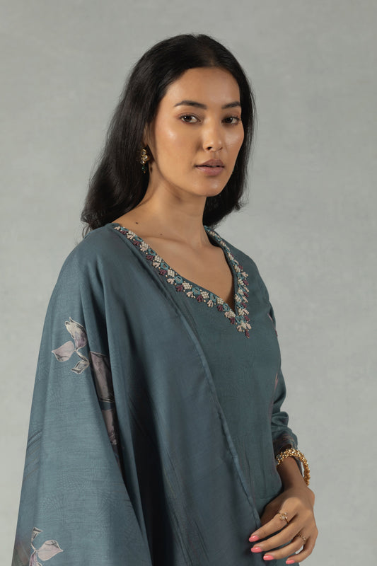 Sage Handcrafted Ethnic Kurti Set