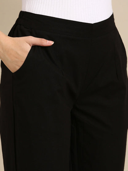 Black Basic Pants