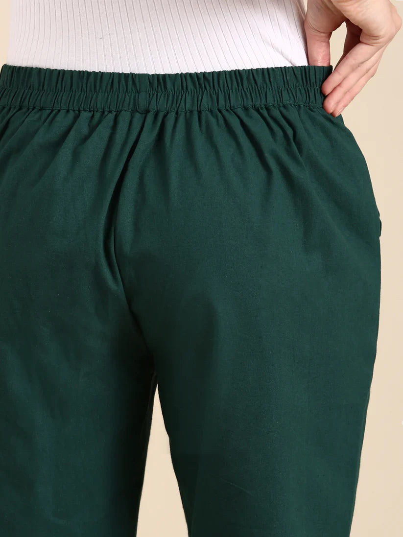 Bottle Green Classic Pants