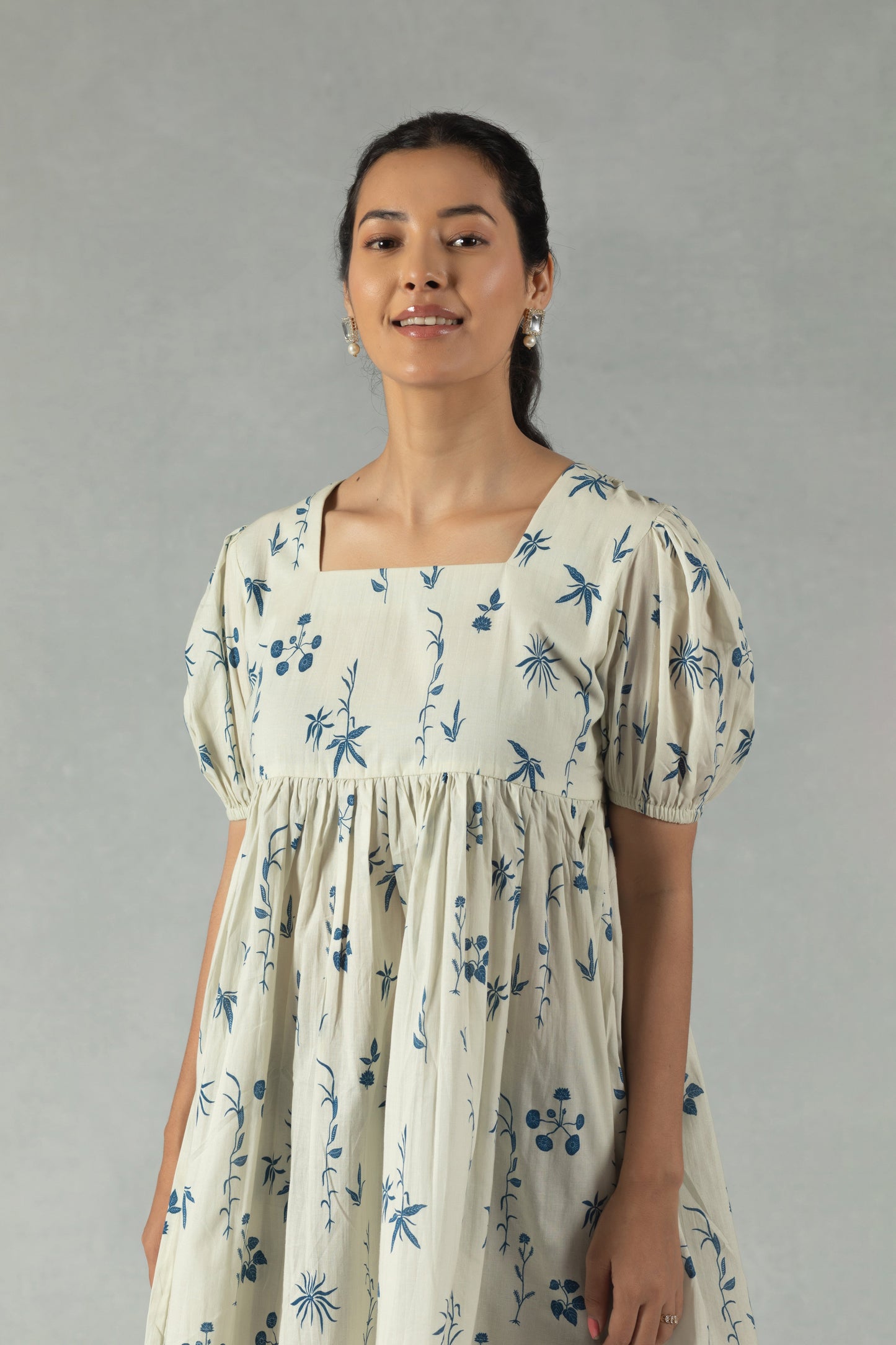 White Summer Meadow Dress
