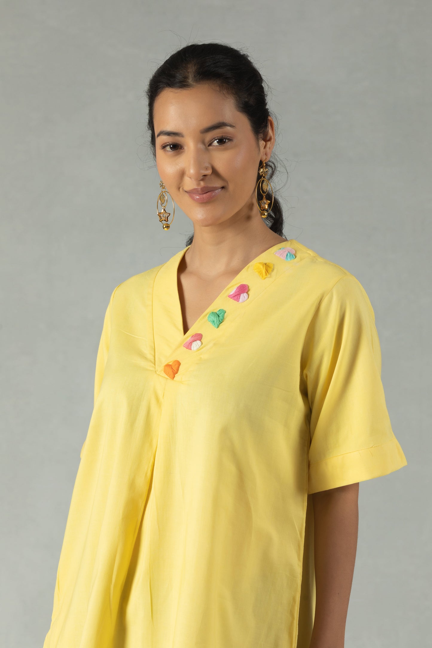 Sunbeam Yellow Heart Dress