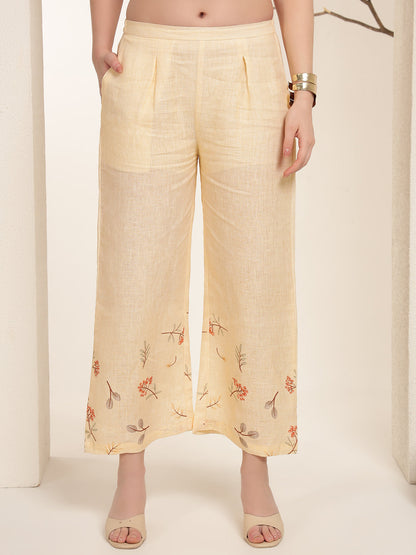 Sunlit Serenade 100% Pure linen printed co-ord sets