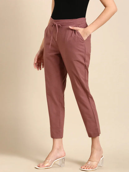 Rose Taupe Classic Pants