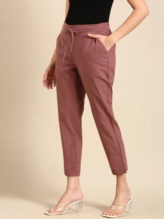 Rose Taupe Classic Pants