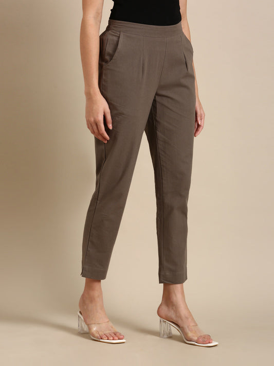 Light Grey Basic Pants