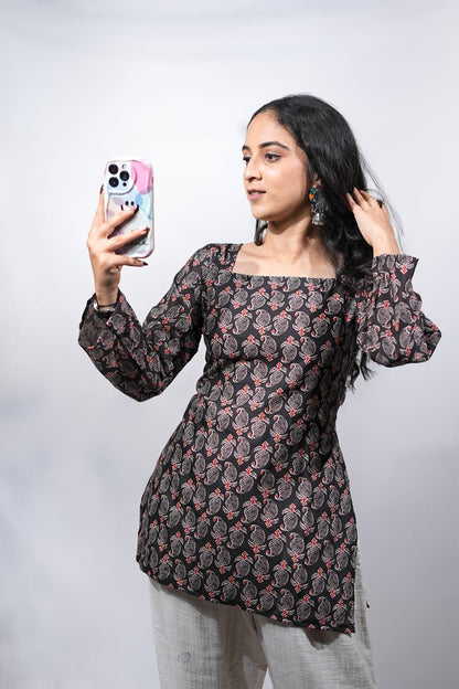 MYRA FULL SLEEVE KURTI