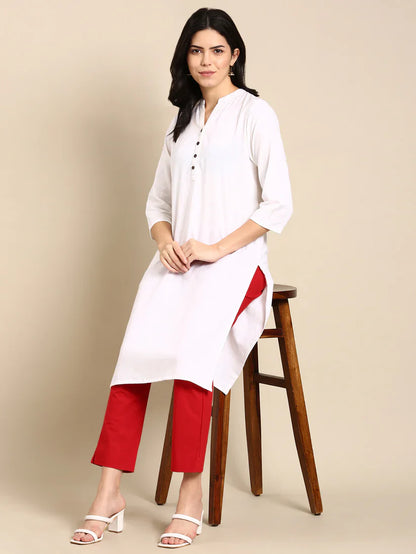 Red Classic Pants