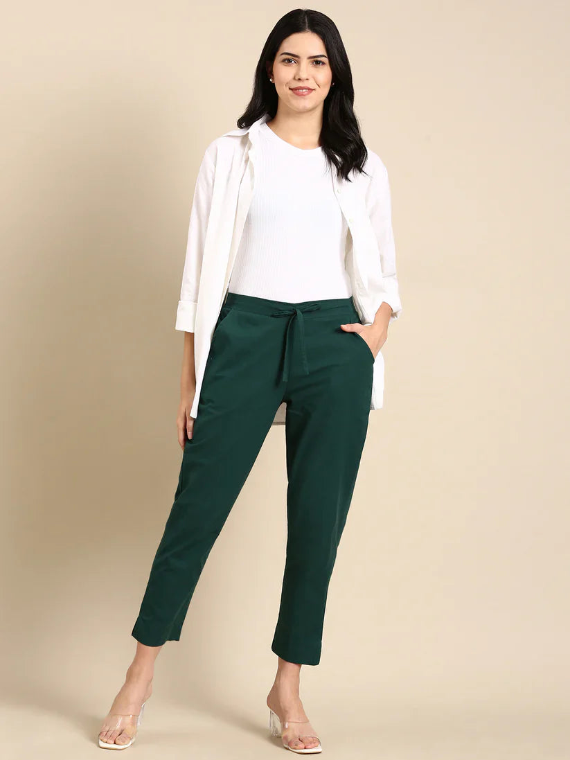 Bottle Green Classic Pants