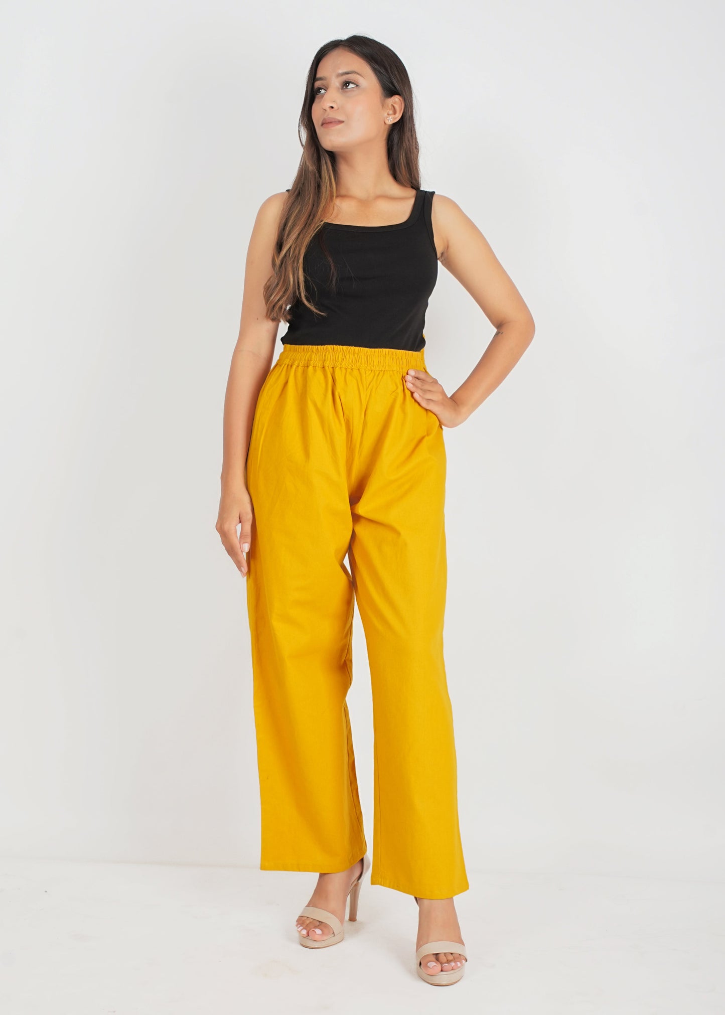 Yellow Parallel Pant