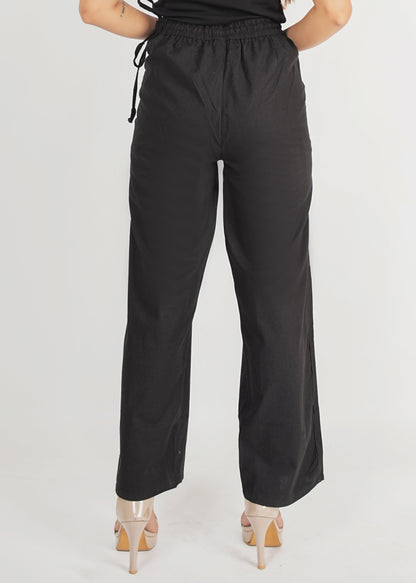 Black Parallel Pant