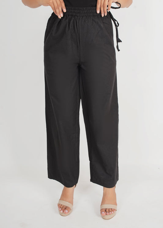 Black Parallel Pant
