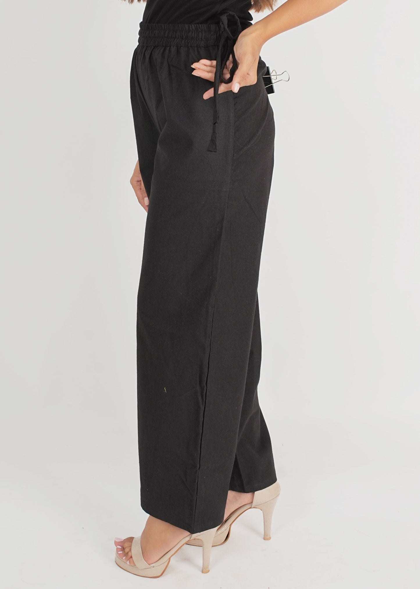 Black Parallel Pant