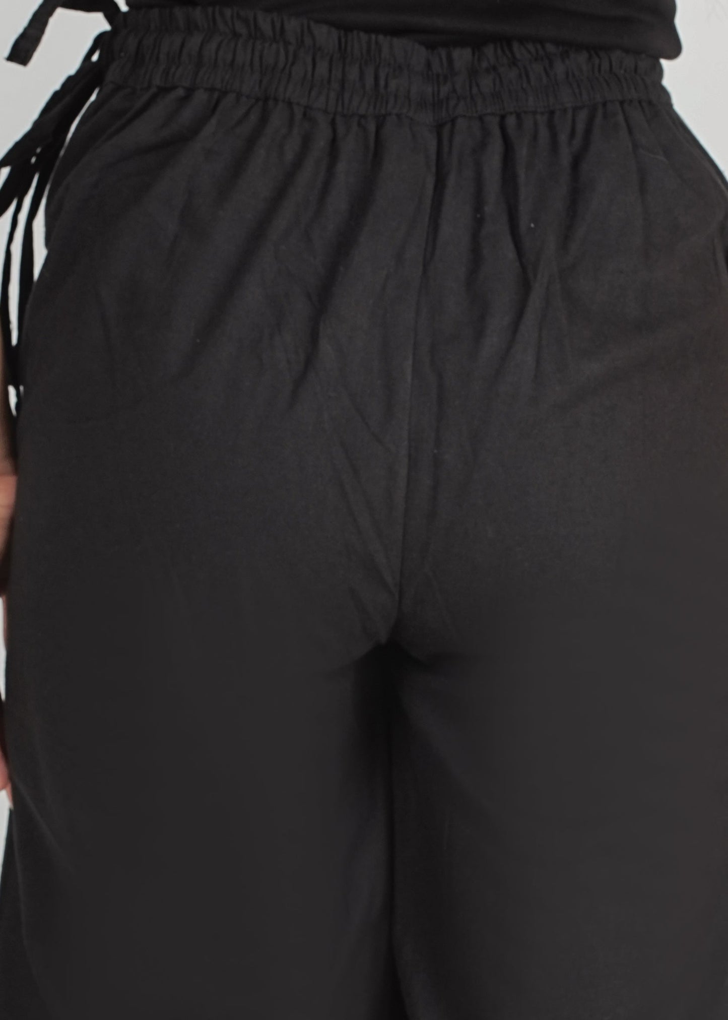 Black Parallel Pant