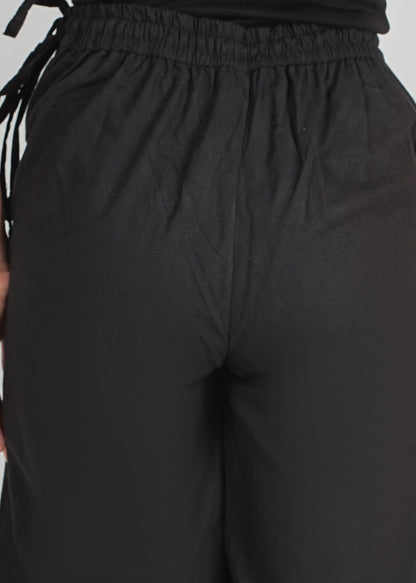 Black Parallel Pant