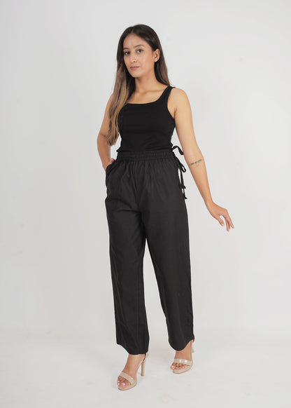 Black Parallel Pant