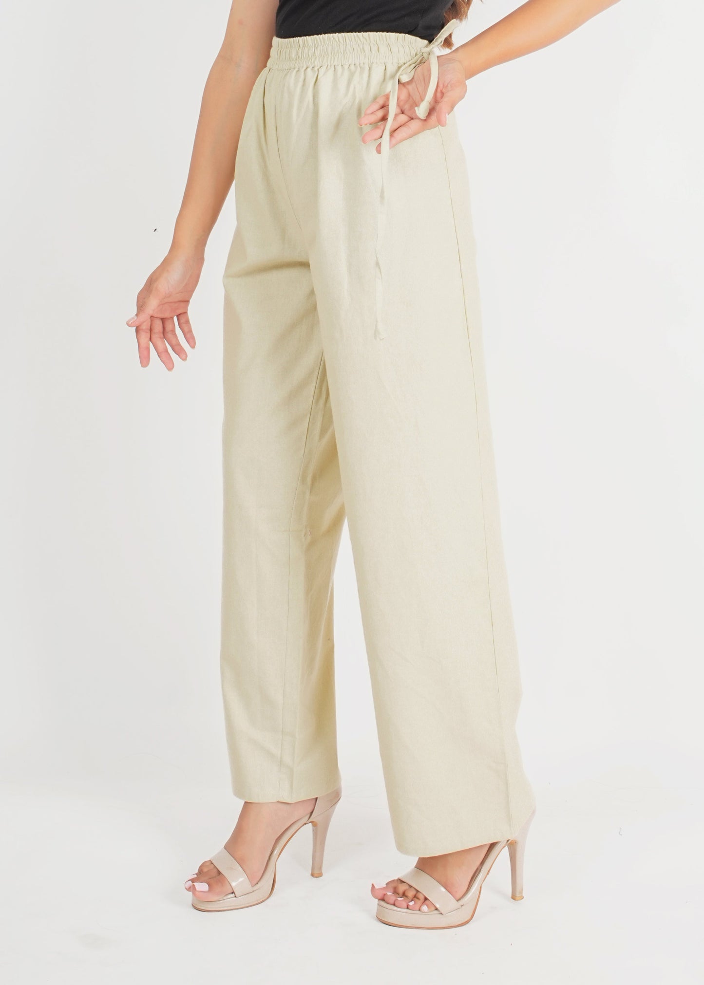 Beige Parallel Pant