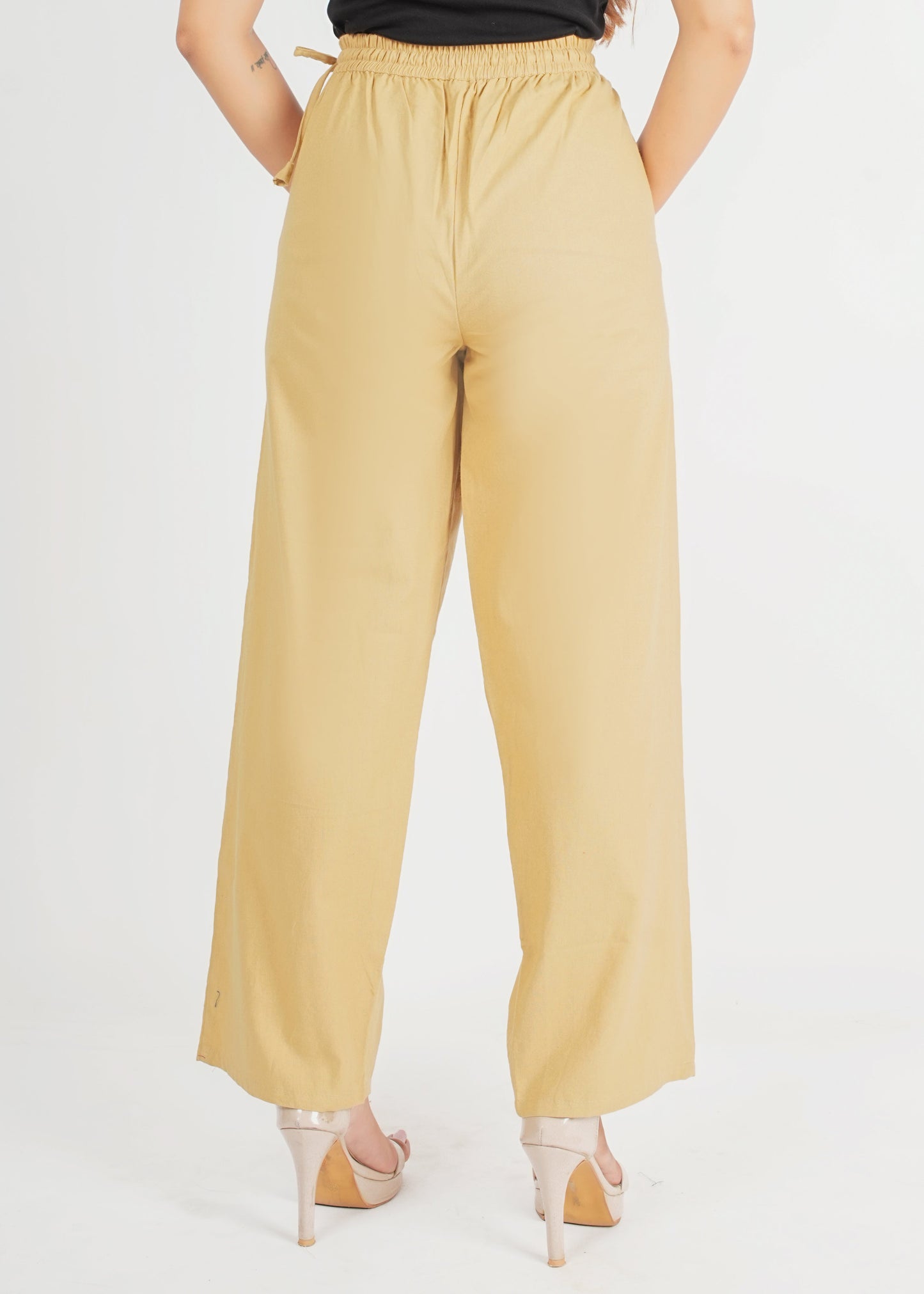 Golden Beige Parallel Pant