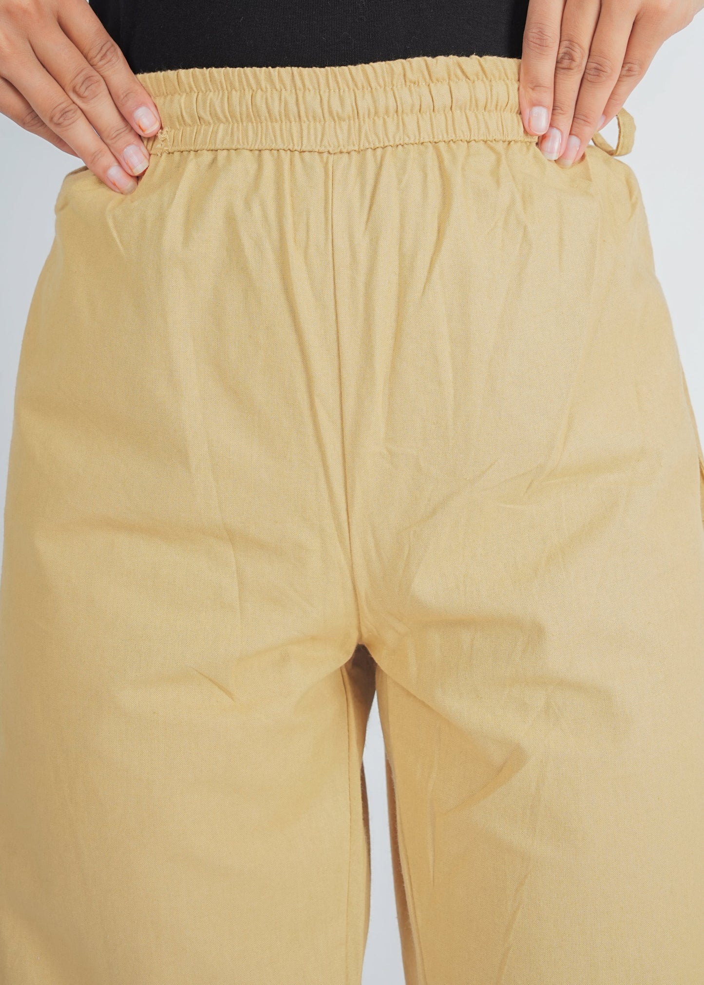 Golden Beige Parallel Pant