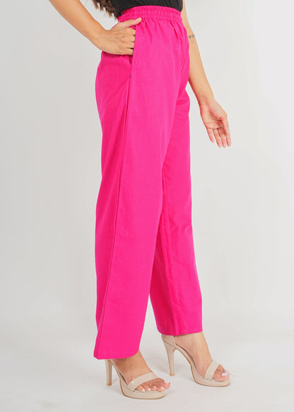 Pink Parallel Pant