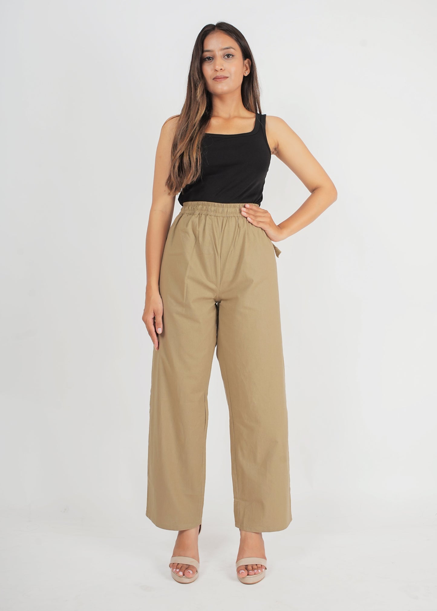 Coffee Beige Parallel Pant