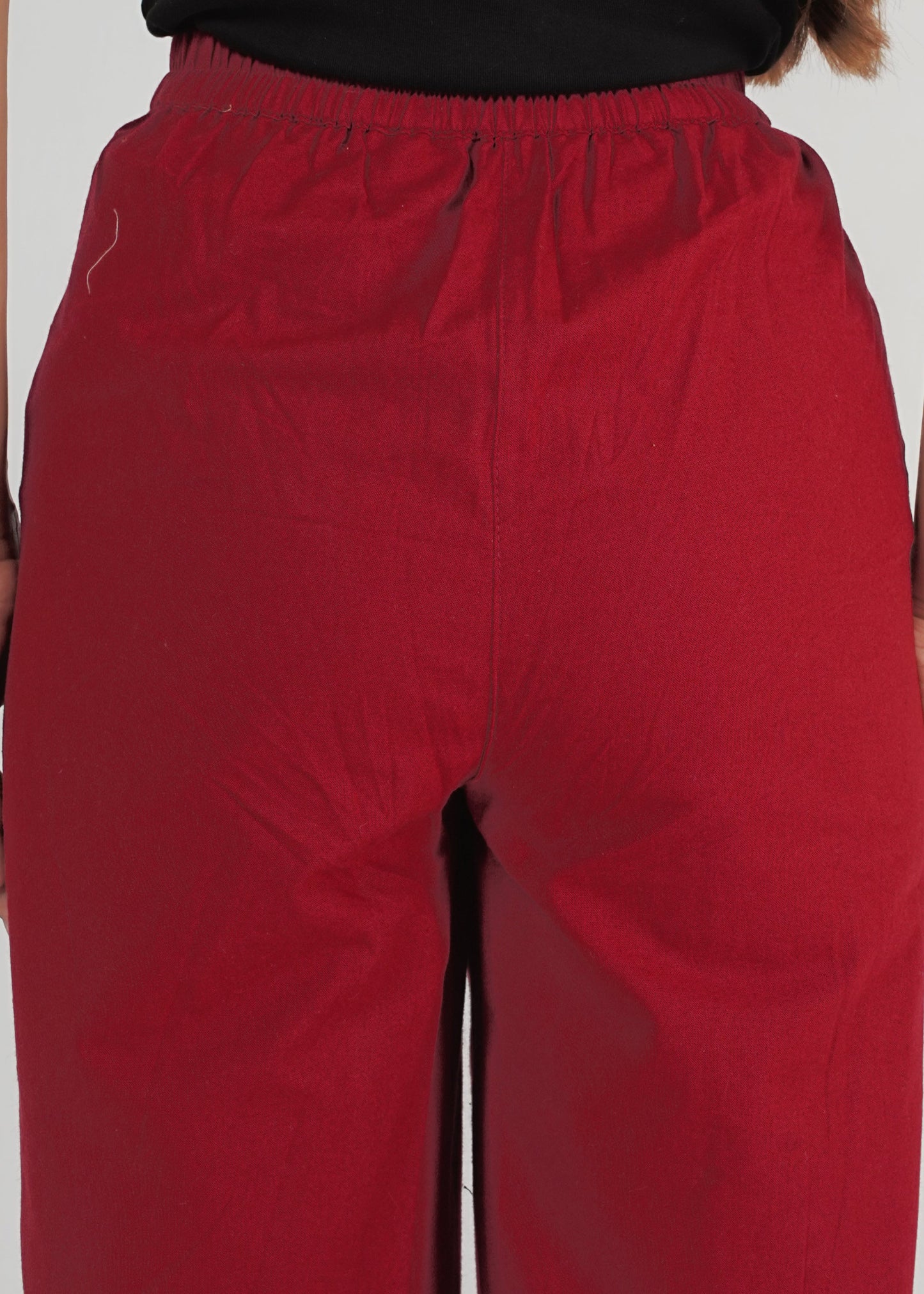 Red Parallel Pant