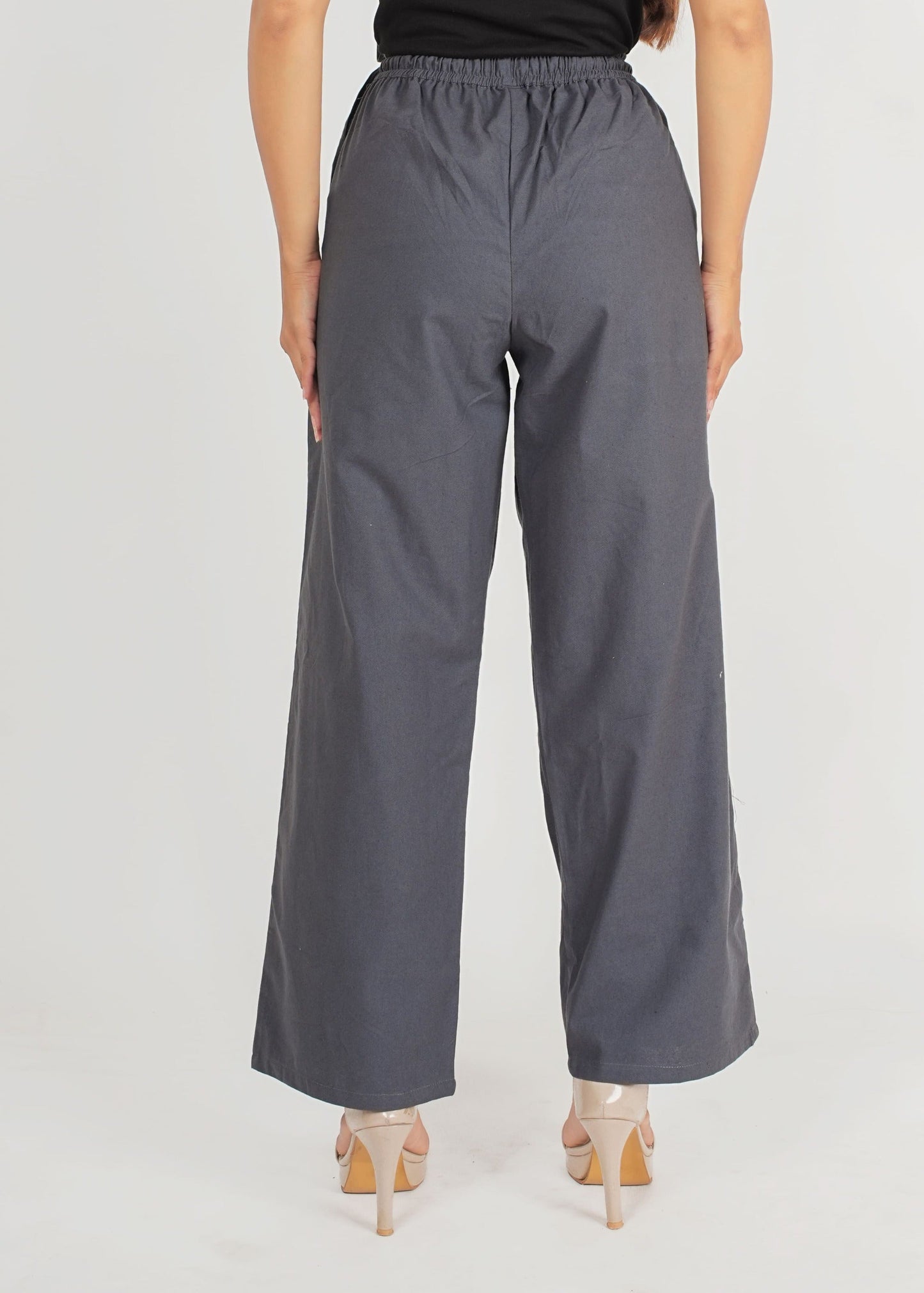 Charcoal Grey Parallel Pant