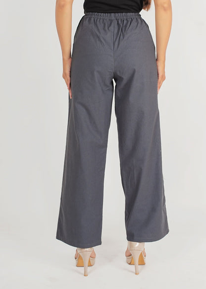 Charcoal Grey Parallel Pant