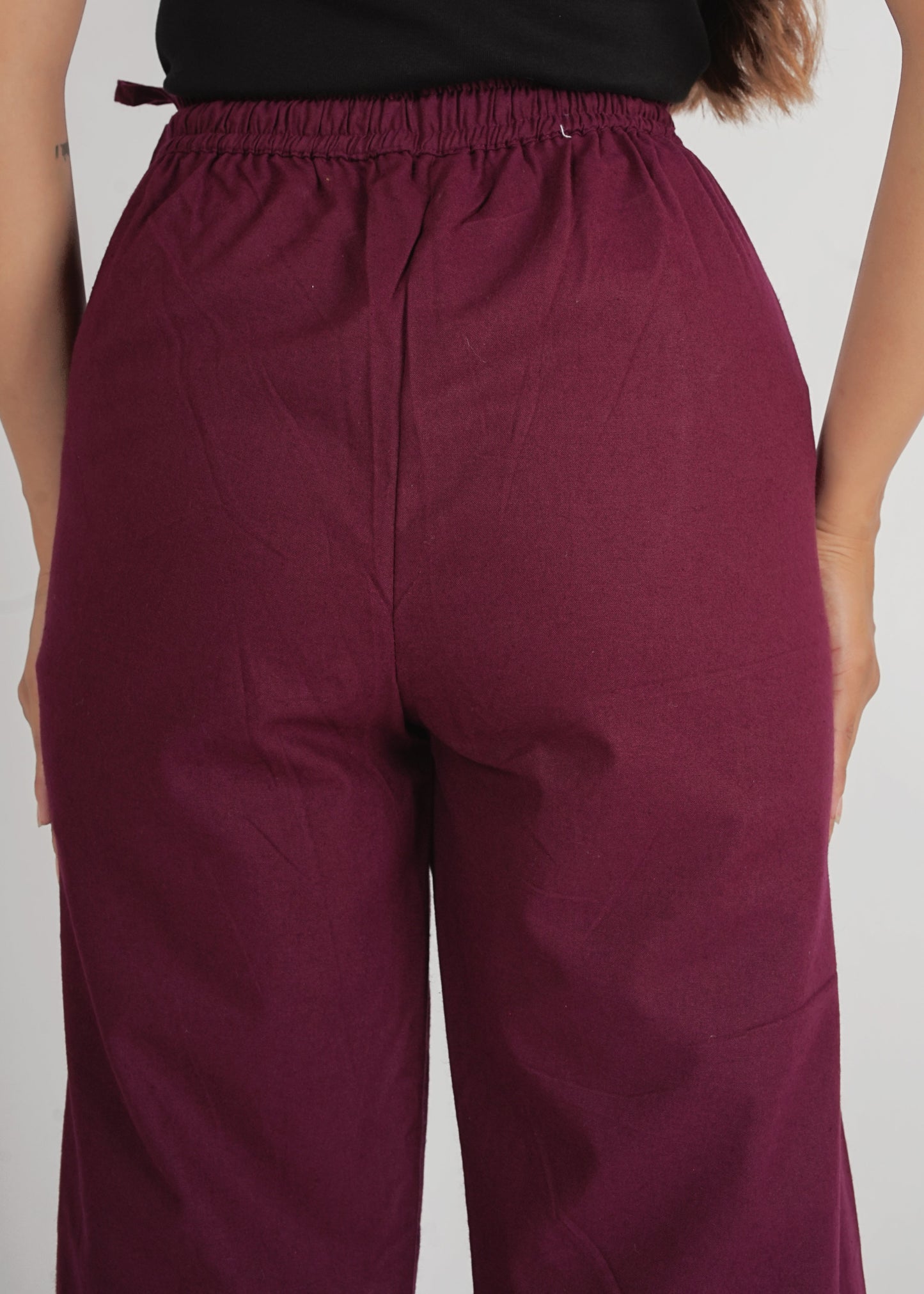 Wine Parallel Pant