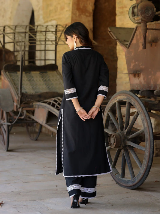 Lace Harmony Kurta Set