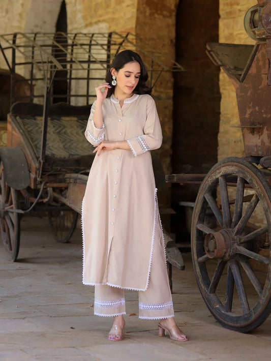 Lace Harmony Kurta Set