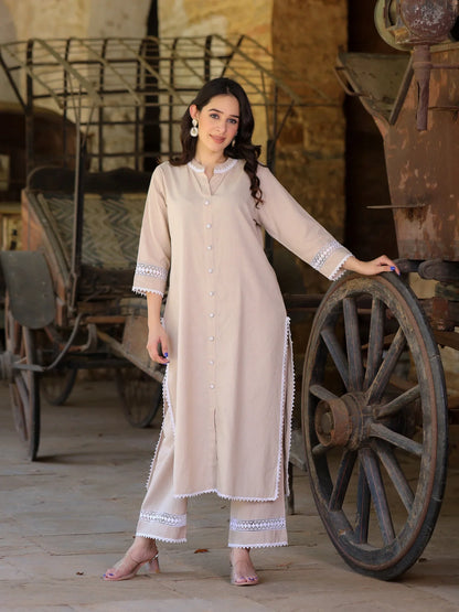 Lace Harmony Kurta Set